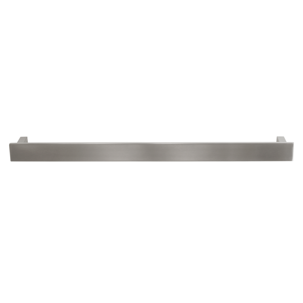 Waterware. Square Single Bar Rails Brushed Silver - Climate At Home